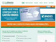 Tablet Screenshot of ecosilenzio.com.br